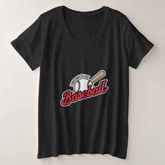 International Baseball Day Logo Plus Size T-Shirt