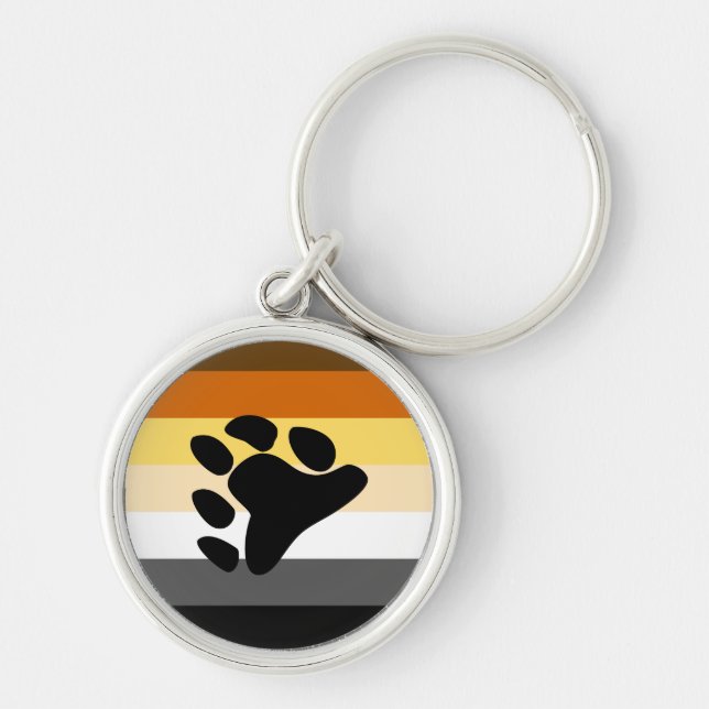 International Bear Brotherhood Pride Flag  Key Ring (Front)