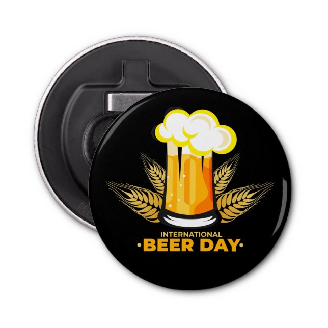International Beer Day   Bottle Opener (Front)