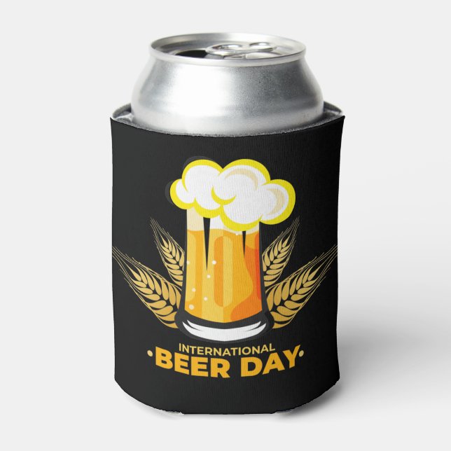 International Beer Day   Can Cooler (Can Front)