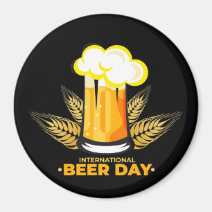 International Beer Day Magnet