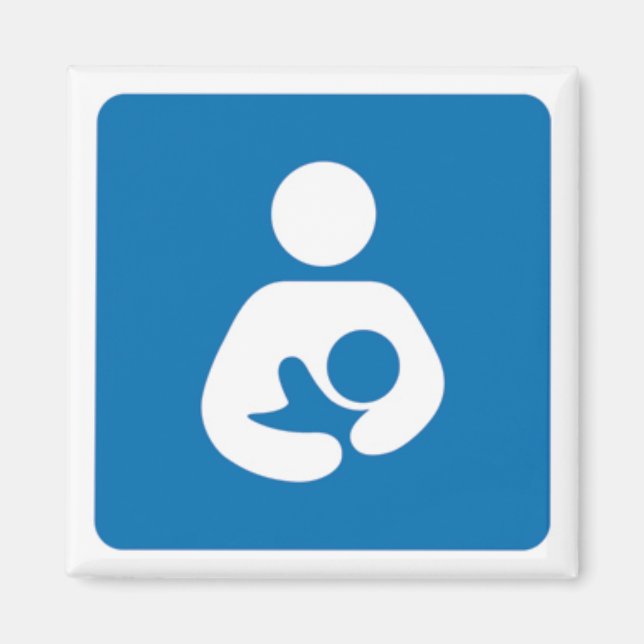 international breastfeeding symbol magnet (Front)