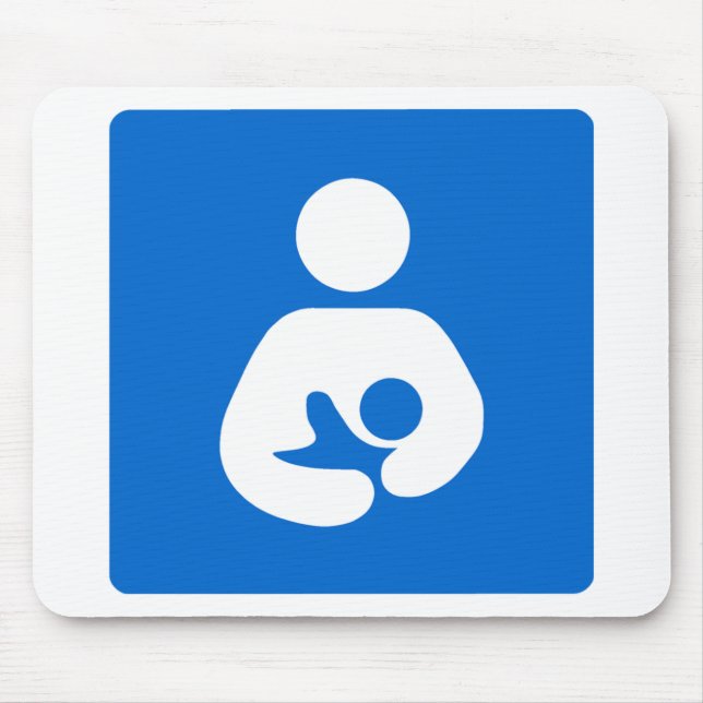 International Breastfeeding Symbol Mouse Pad (Front)