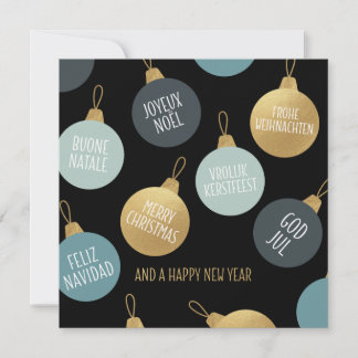 International Business Christmas Card Baubles