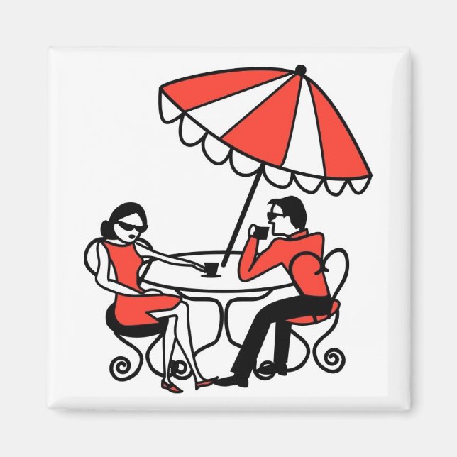 International Cafe Magnet (Front)