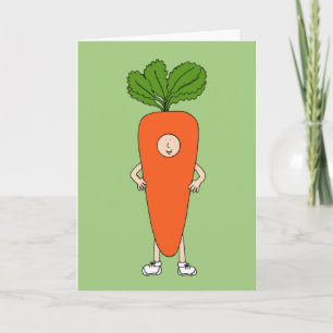 International Carrot Day April Carrot Outfit Card