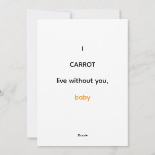 International Carrot Day Holiday Card
