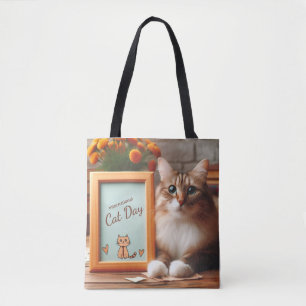 International Cat Day Tote Bag