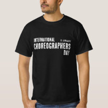 International Choreographers Day Minimalist Black