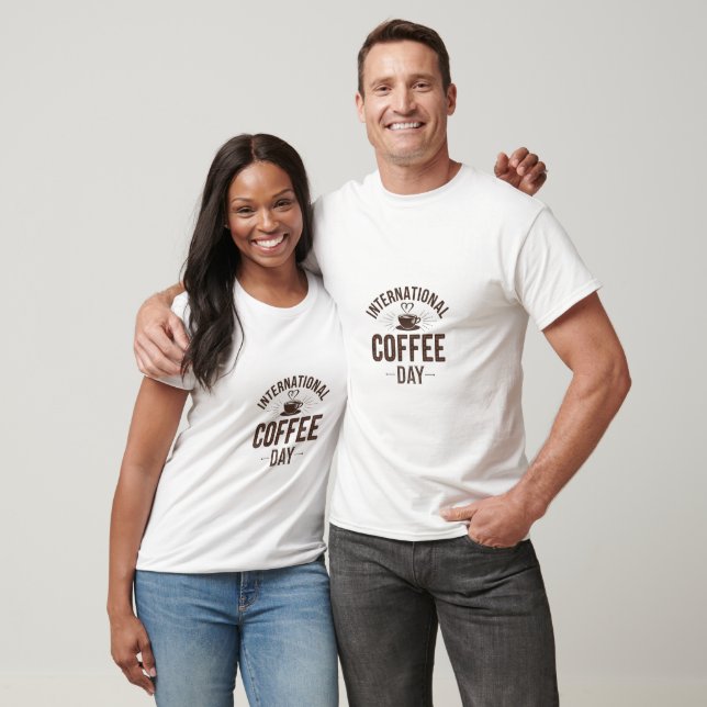 International Coffee Day Design Tshirt (Unisex)
