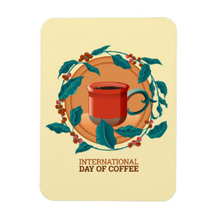 International Coffee Day Magnet