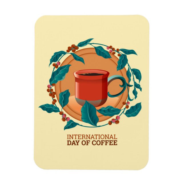 International Coffee Day Magnet (Vertical)