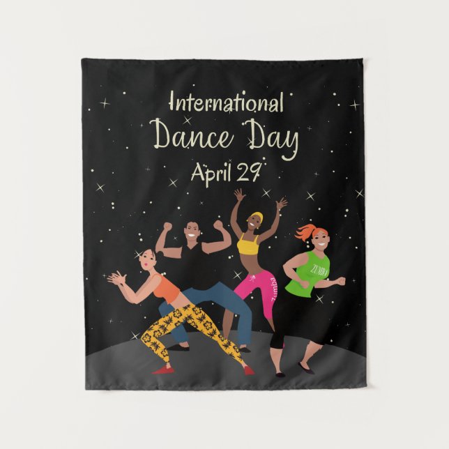 International Dance Day | World Dance Day Tapestry (Front)