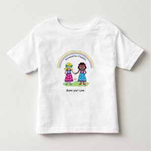 International Day of Happiness, love is love Toddler T-Shirt
