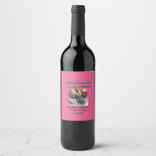 International Day of Older Persons. 1 October Wine Label