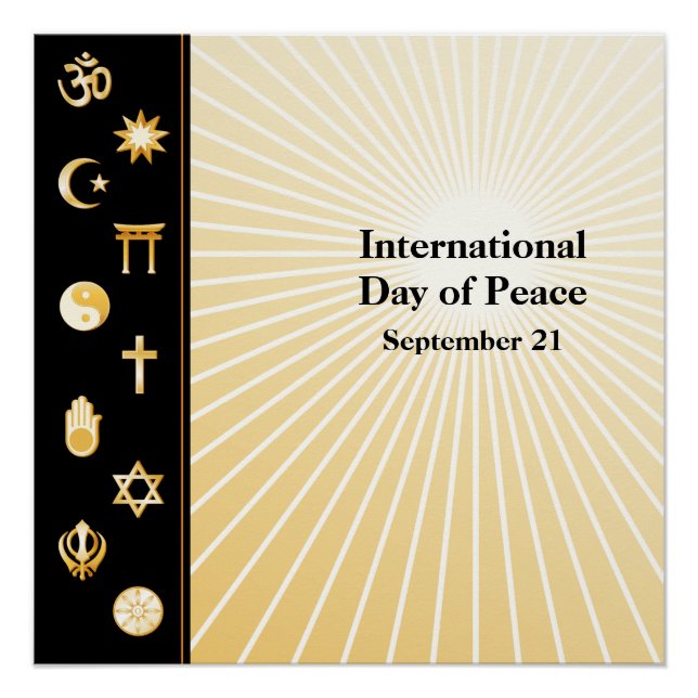 International Day of Peace Poster (Front)