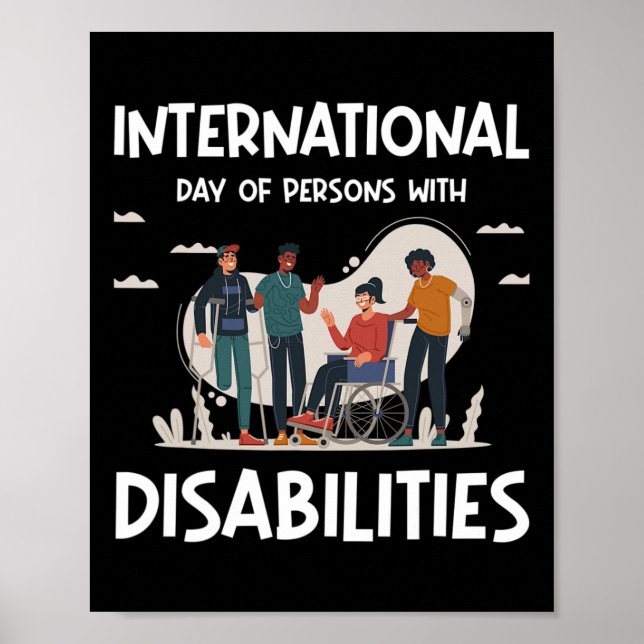 International Day Of Person With Disabilities  Poster (Front)
