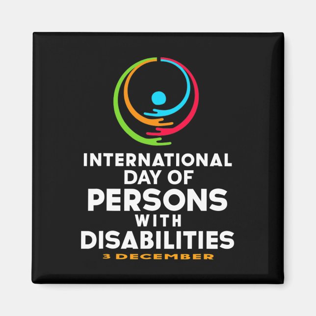 International Day of Persons with Disabilities 3 Magnet (Front)