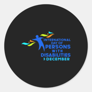 International Day of Persons with Disabilities Classic Round Sticker