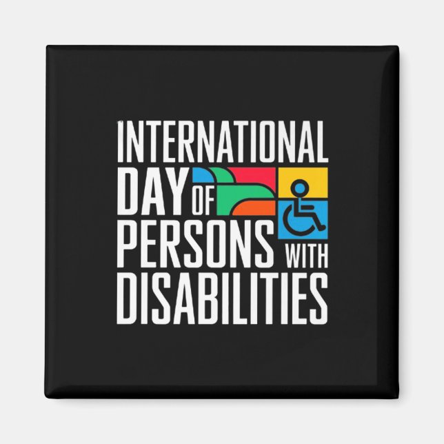 International Day Of Persons With Disabilities Pre Magnet (Front)