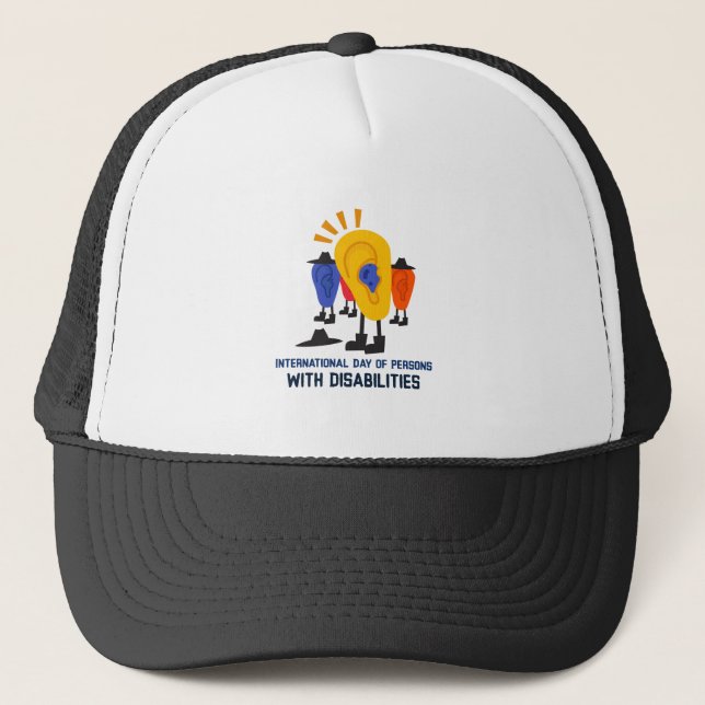 International Day of Persons with Disabilities Trucker Hat (Front)