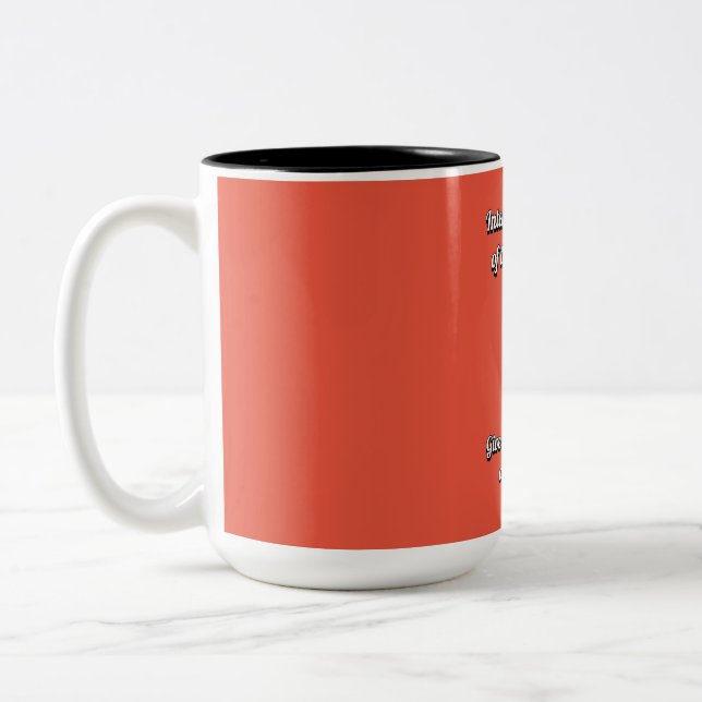 International Day of the Girl. Have Fun Two-Tone Coffee Mug (Left)