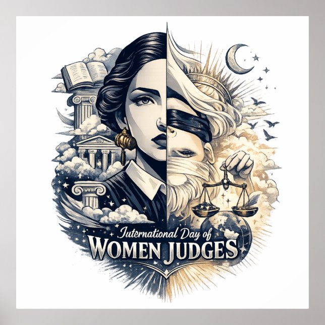 International Day of Women Judges Poster (Front)