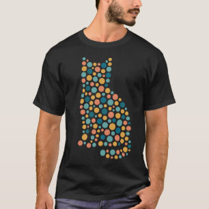 International Dot Day Men's Tshirts Cat Colourful