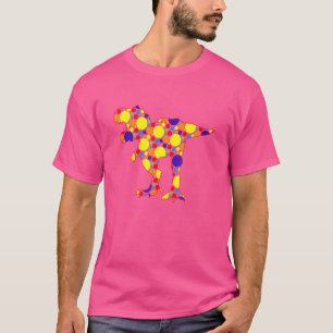 International Dot Day Rainbow Polka Dot Rex Dinosa T-Shirt