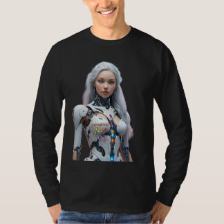 International Face Day - Beautiful Futuristic Fema T-Shirt