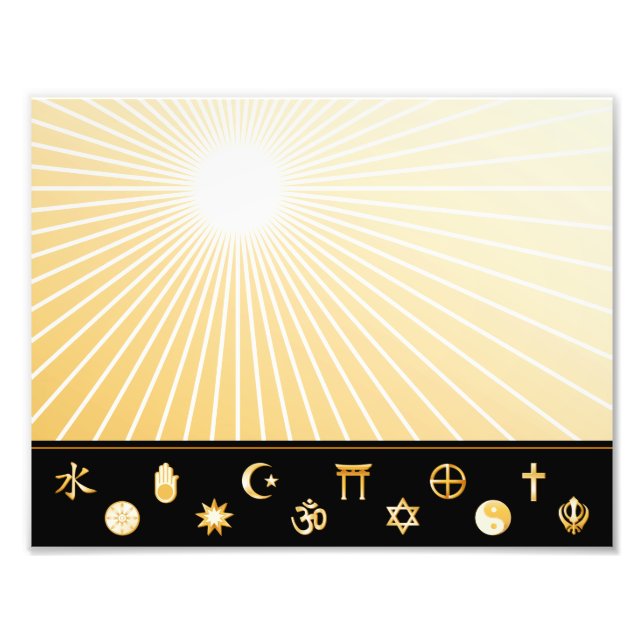 International Faiths Photo Print (Front)
