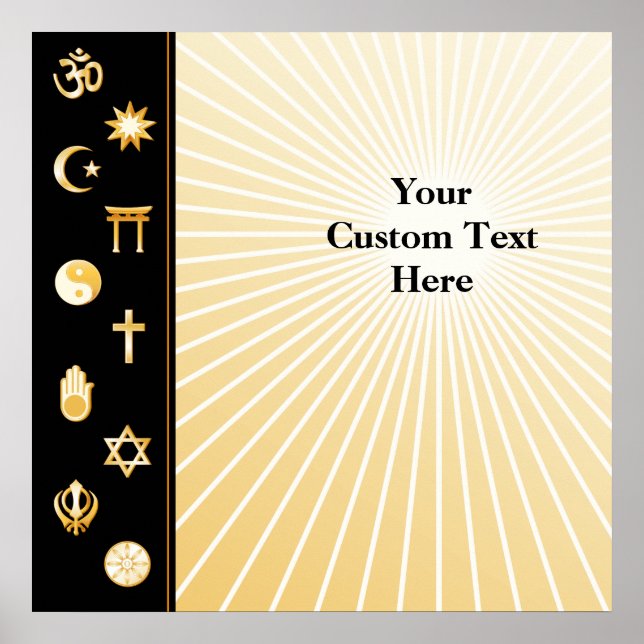 International Faiths Poster (Front)