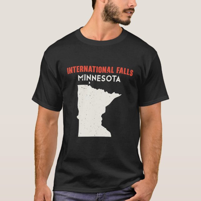 International Falls Minnesota USA State America Tr T-Shirt (Front)