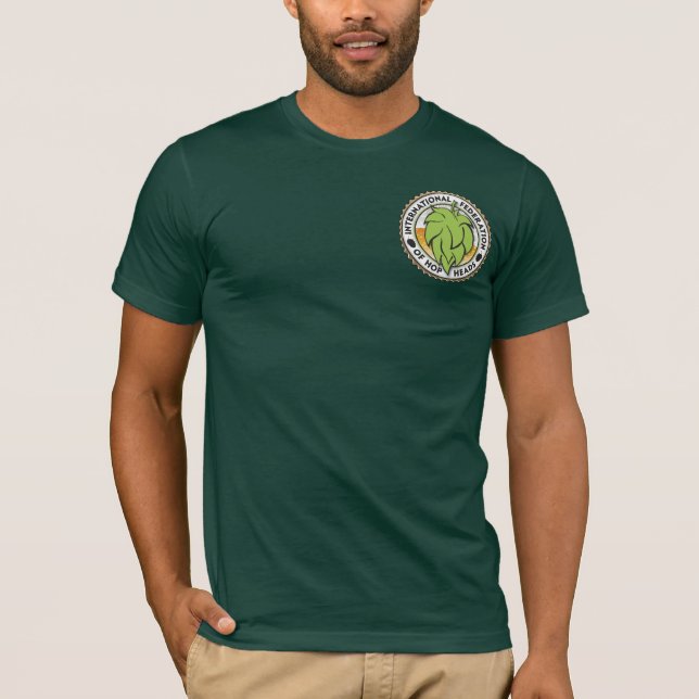 International Federation of Hop Heads - front/back T-Shirt (Front)