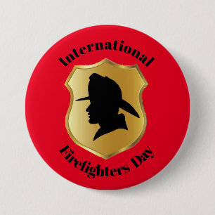 International Firefighters Day Button #2