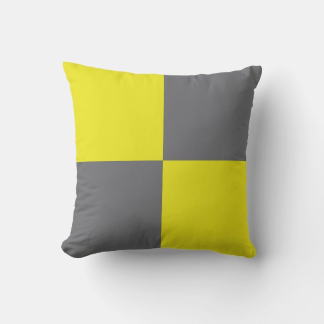 International Flag Code pillow- Letter L (Lima) Cushion (Front)
