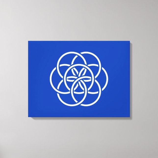 International Flag of Planet Earth Canvas Print (Front)