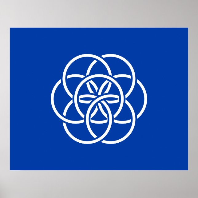 International Flag of Planet Earth Poster (Front)
