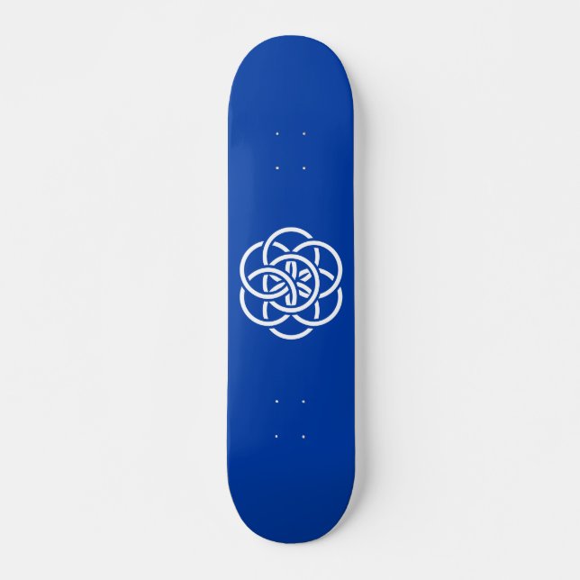 International Flag of Planet Earth Skateboard (Front)