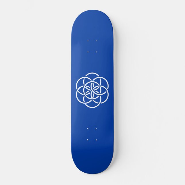 International Flag of Planet Earth Skateboard (Front)