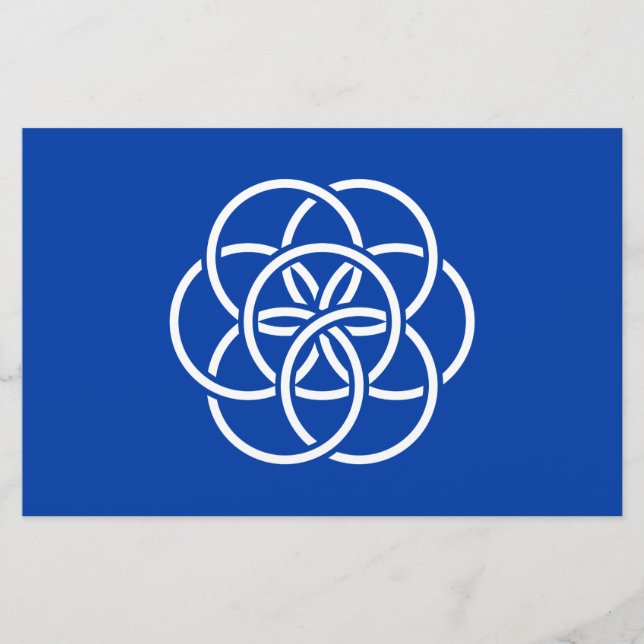 International Flag of Planet Earth Stationery (Front)