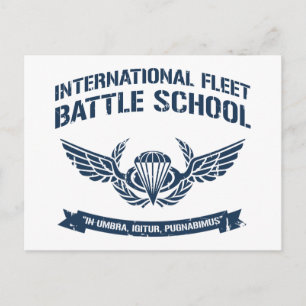 International Fleet Battle School Ender Postcard