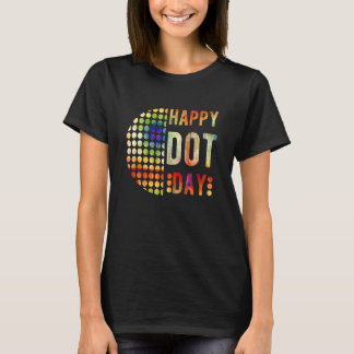 International Happy Dot Day Costume Groovy Retro T T-Shirt