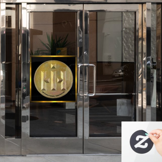 International Harvester Gold Logo (Office Door)