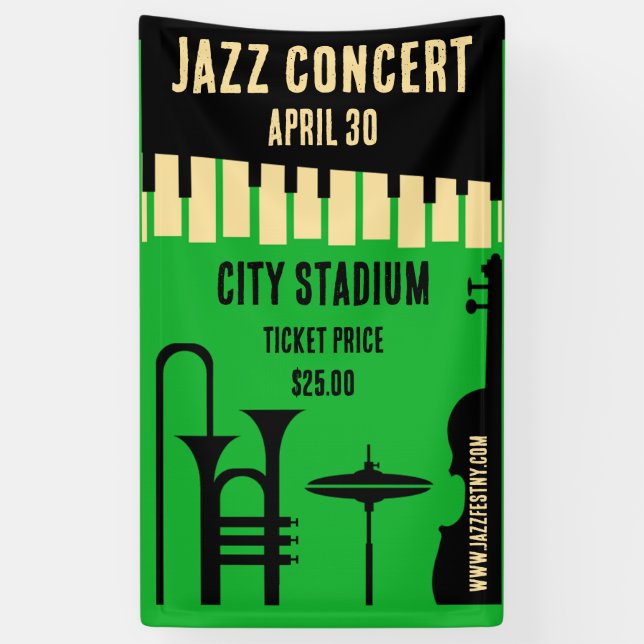 International jazz day April 30 Banner (Vertical)