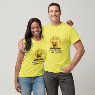 International Literacy Day Knowledge Puzzle T-Shirt