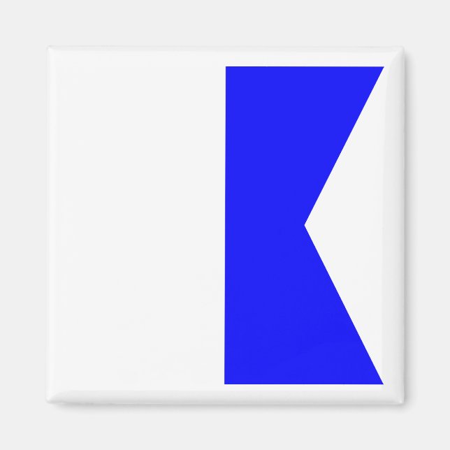 International Maritime Signal ALFA Magnet (Front)