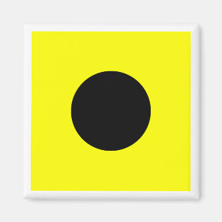 International Maritime Signal Flag INDIA Magnet