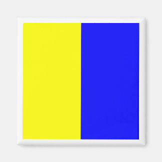 International Maritime Signal Flag KILO Magnet