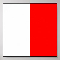 International maritime signal flag letter nautical